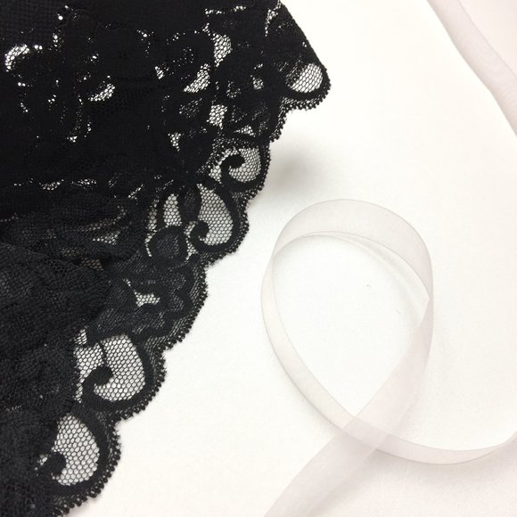 NWT Cheeky Low-V Eyelet Floral Lace Boy Shorts - Picture 6 of 8